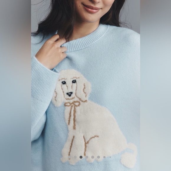 Maeve Sweaters - NWT Maeve Crew-Neck Dog Icon Pullover Sweater - Small